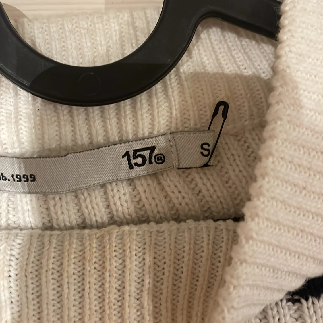 Randig stickad tröja från 157 - 1