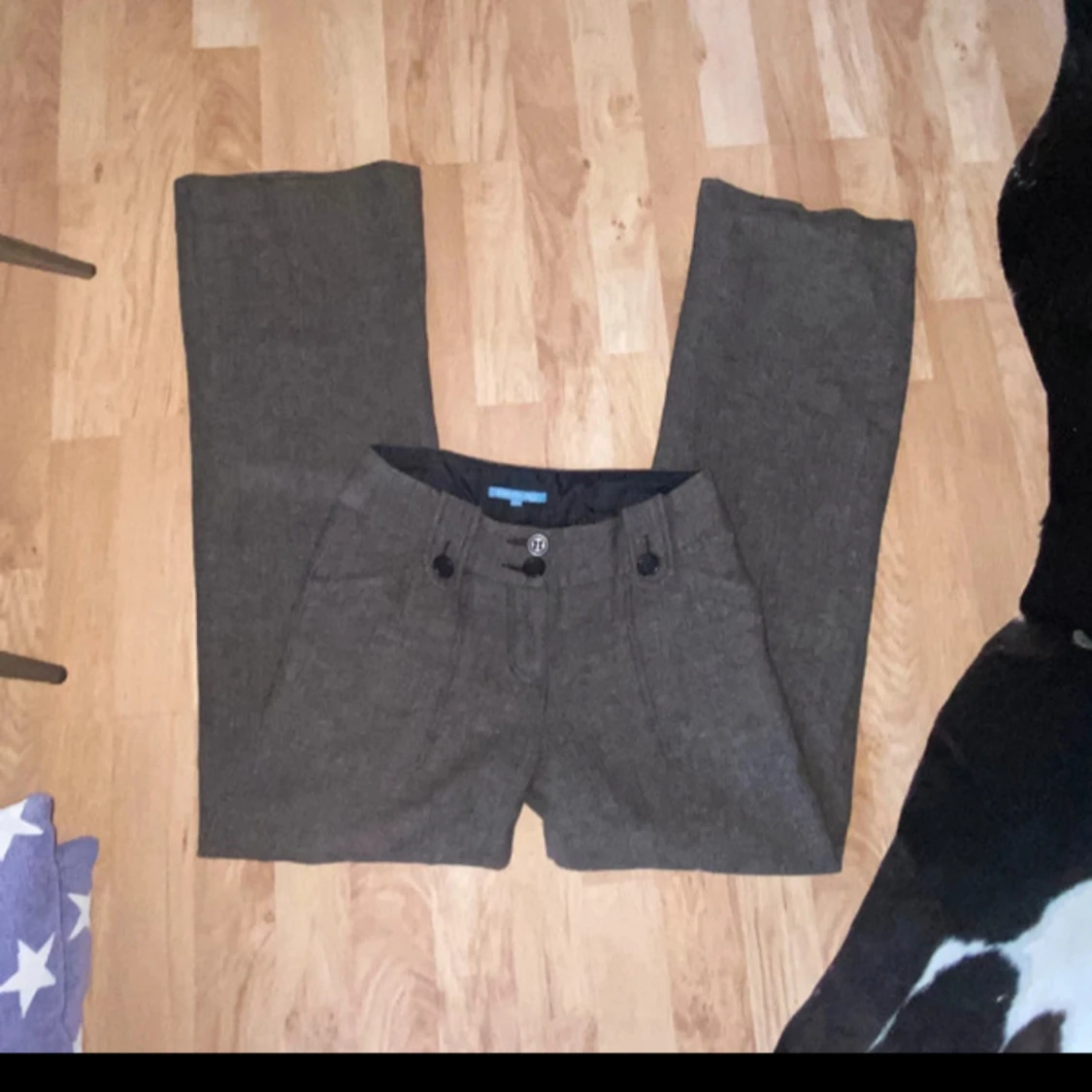 Bruna kostymbyxor - 1