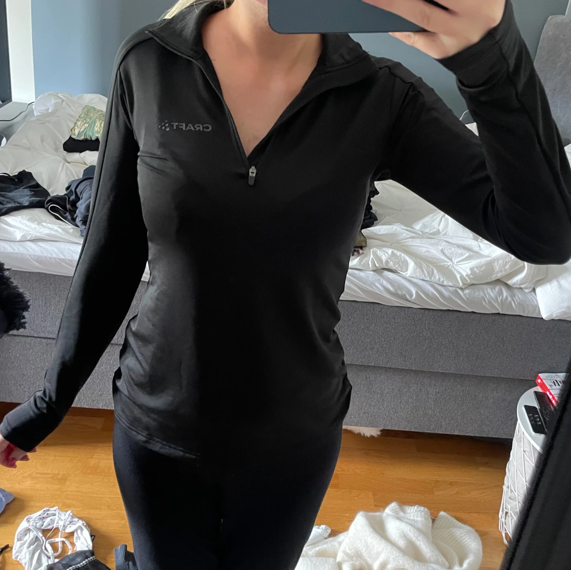 Svart långärmad träningströja Craft - 2