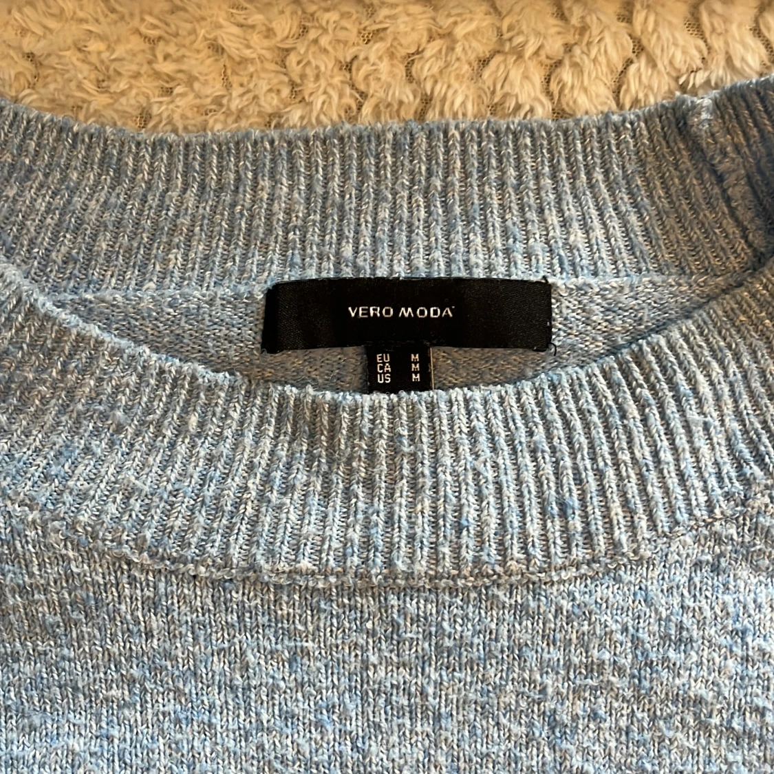 Ljusblå stickad tröja Vero Moda - 2