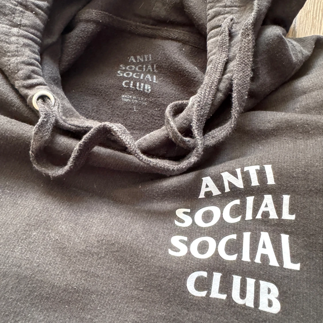Svart hoodie Anti Social Social Club - 3