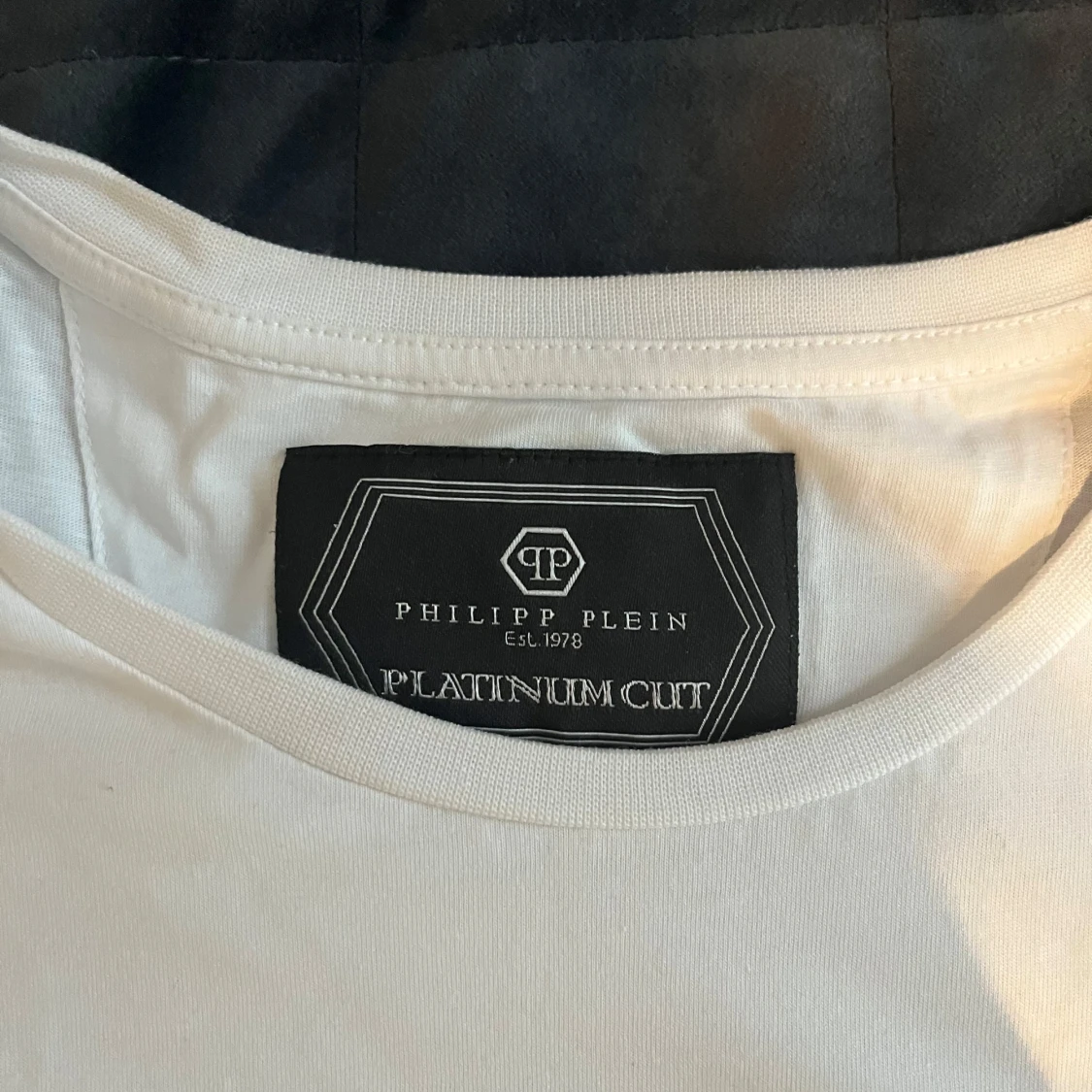 Vit Philipp Plein t-shirt med paljetter - 1