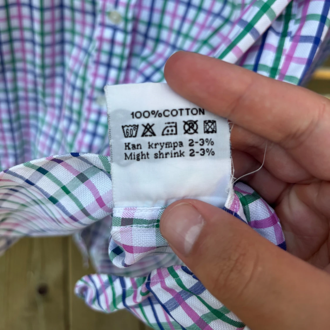 Rutig skjorta från The Shirt Factory - 3