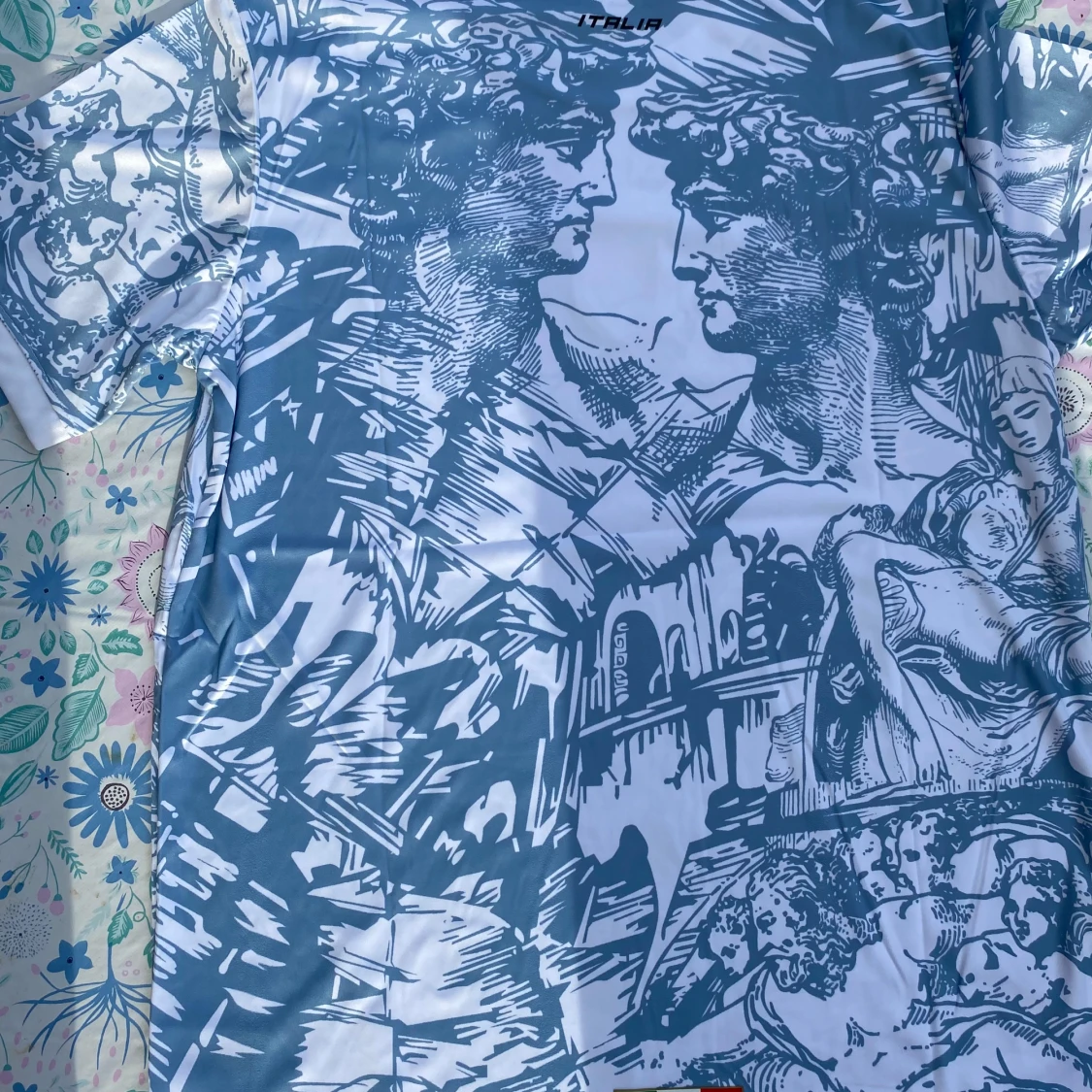 Italien Adidas fotbollströja M - 2