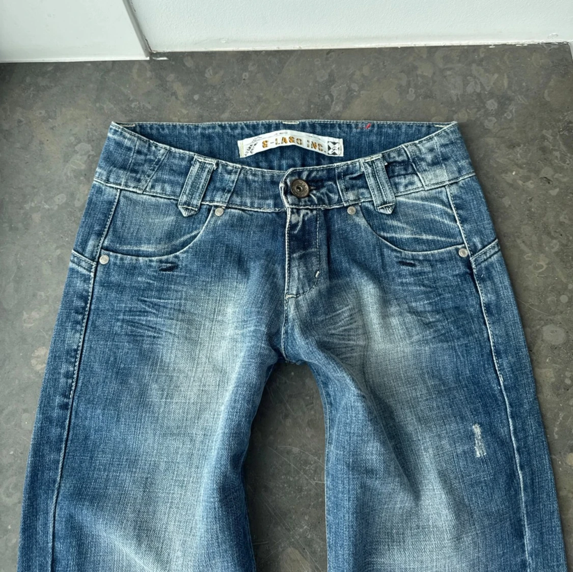 Lågmidjade jeans  - 1