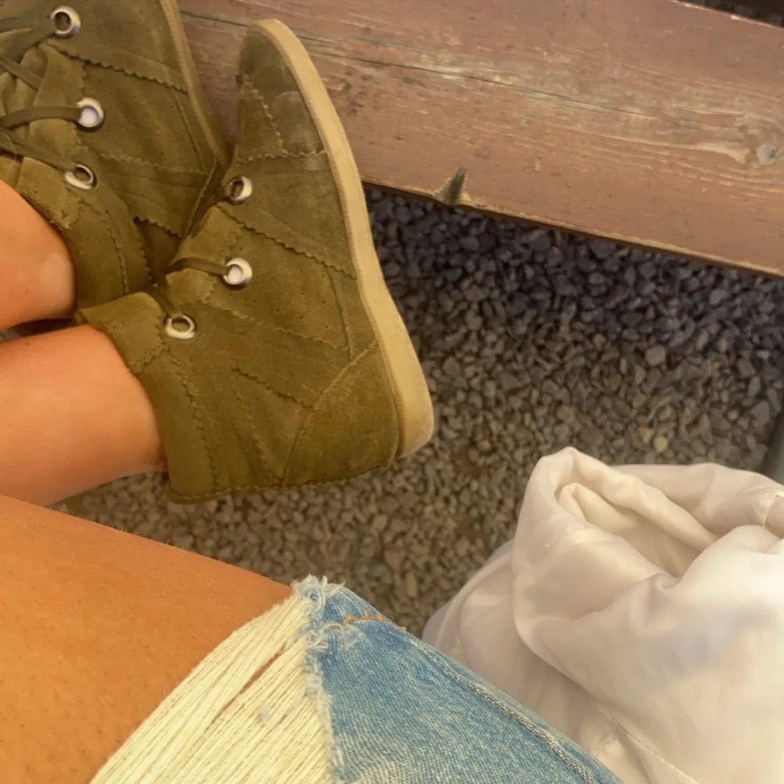 Olivgröna skor isabel marant  - 2