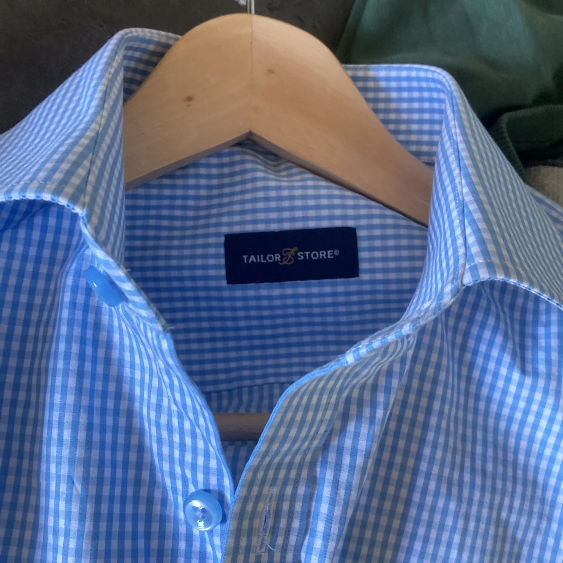 Blårutig skjorta från Tailor Store - 2