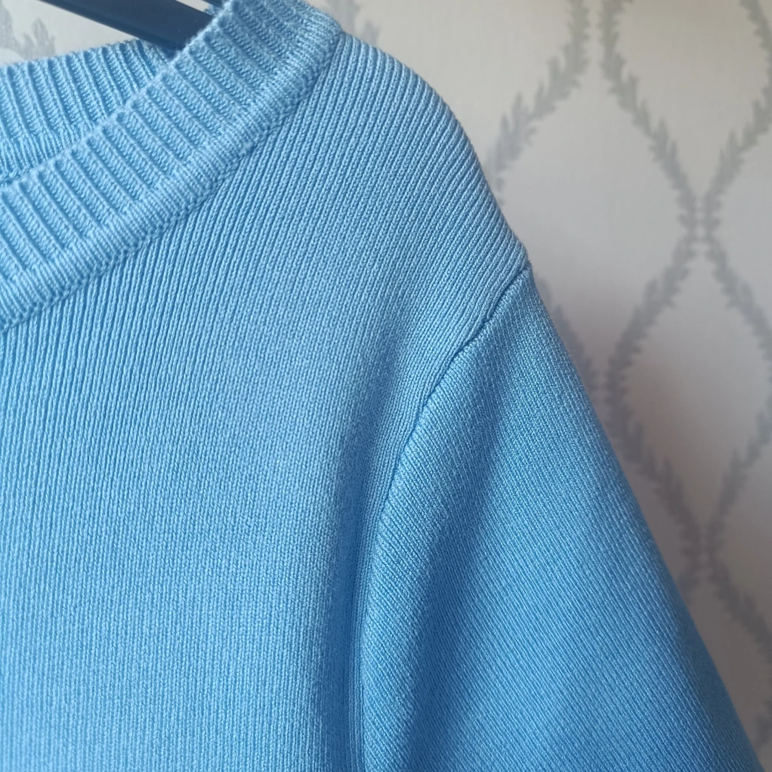 Ljusblå stickad topp från Primark - 1