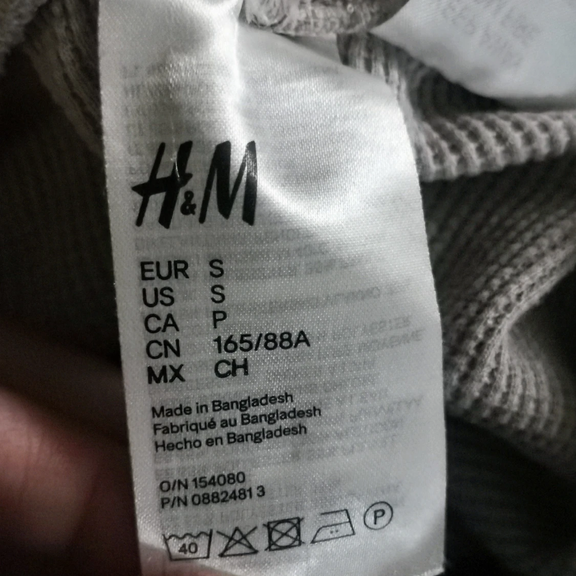 Beige ribbade shorts från H&M - 2