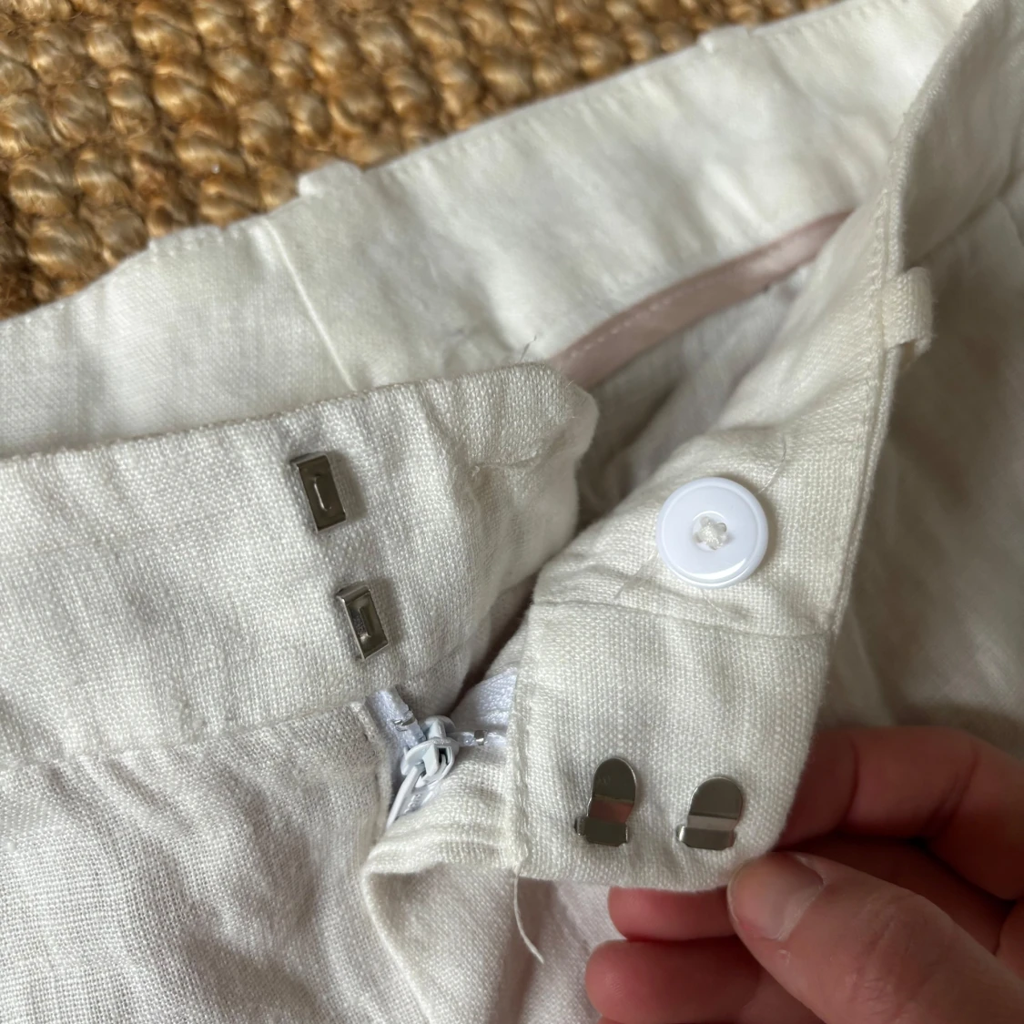 Vita linnebyxor från MNG - 2