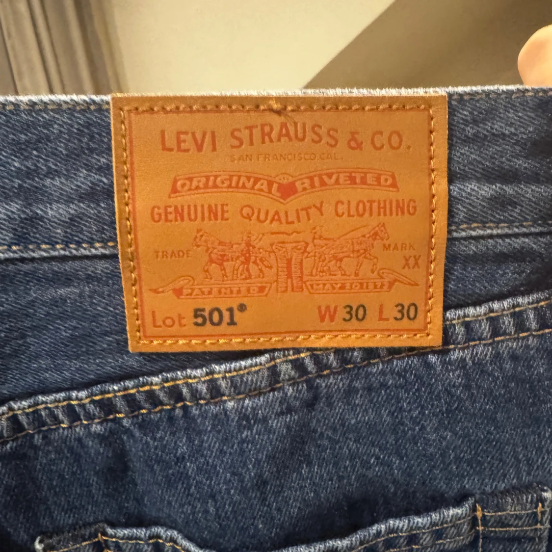 Levi's 501 jeans Mörkblåa - 3
