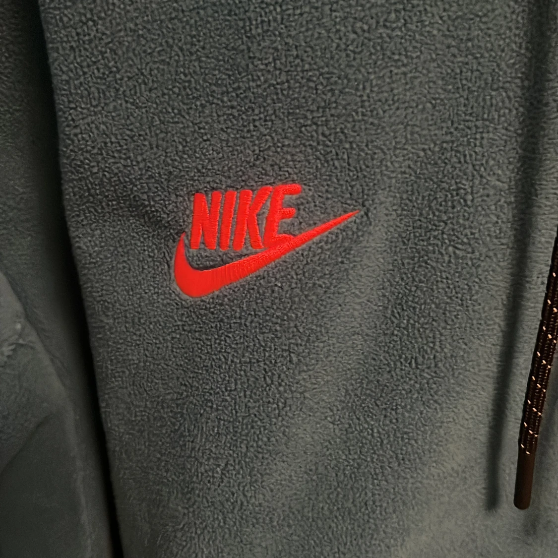 Blå fleece hoodie från Nike Air Max - 4