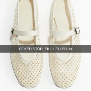 SÖKER H&M ballerina  - SÖKER ballerinaskorna i storlek 37 eller 38!