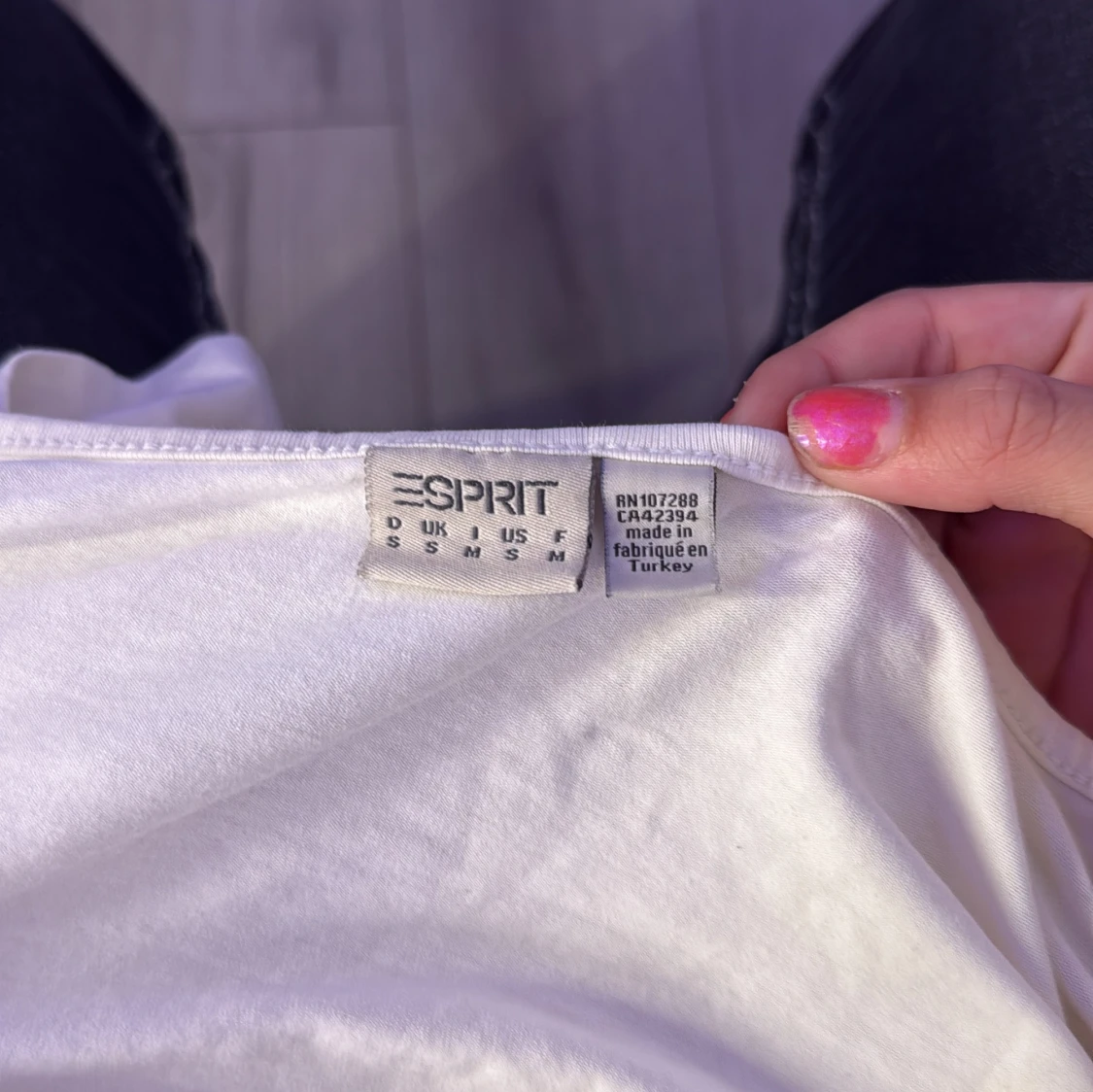 Vit långärmad topp från Esprit - 3