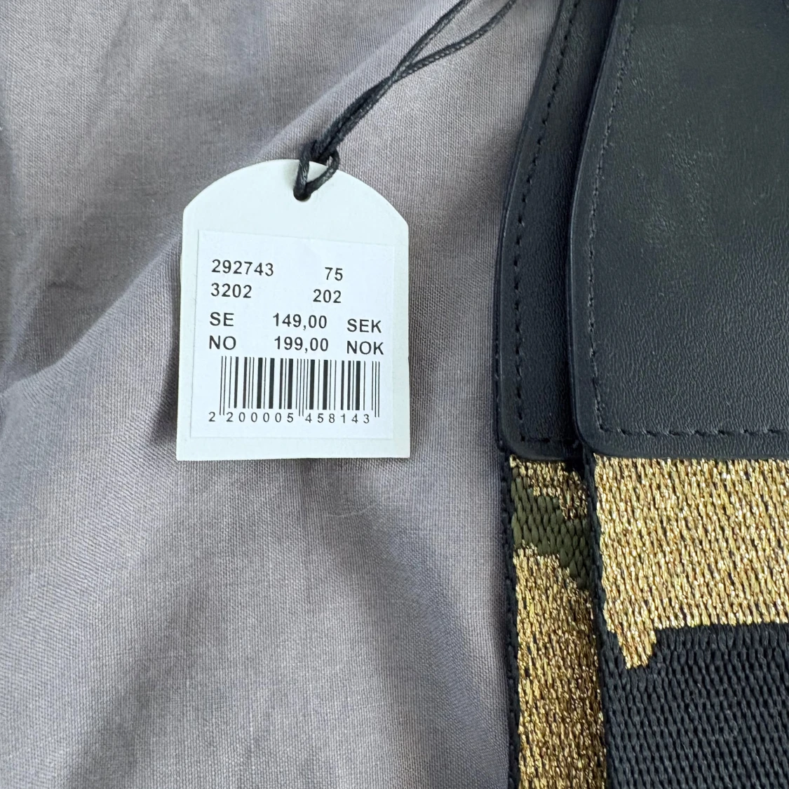 Bred camouflage väskband - 1