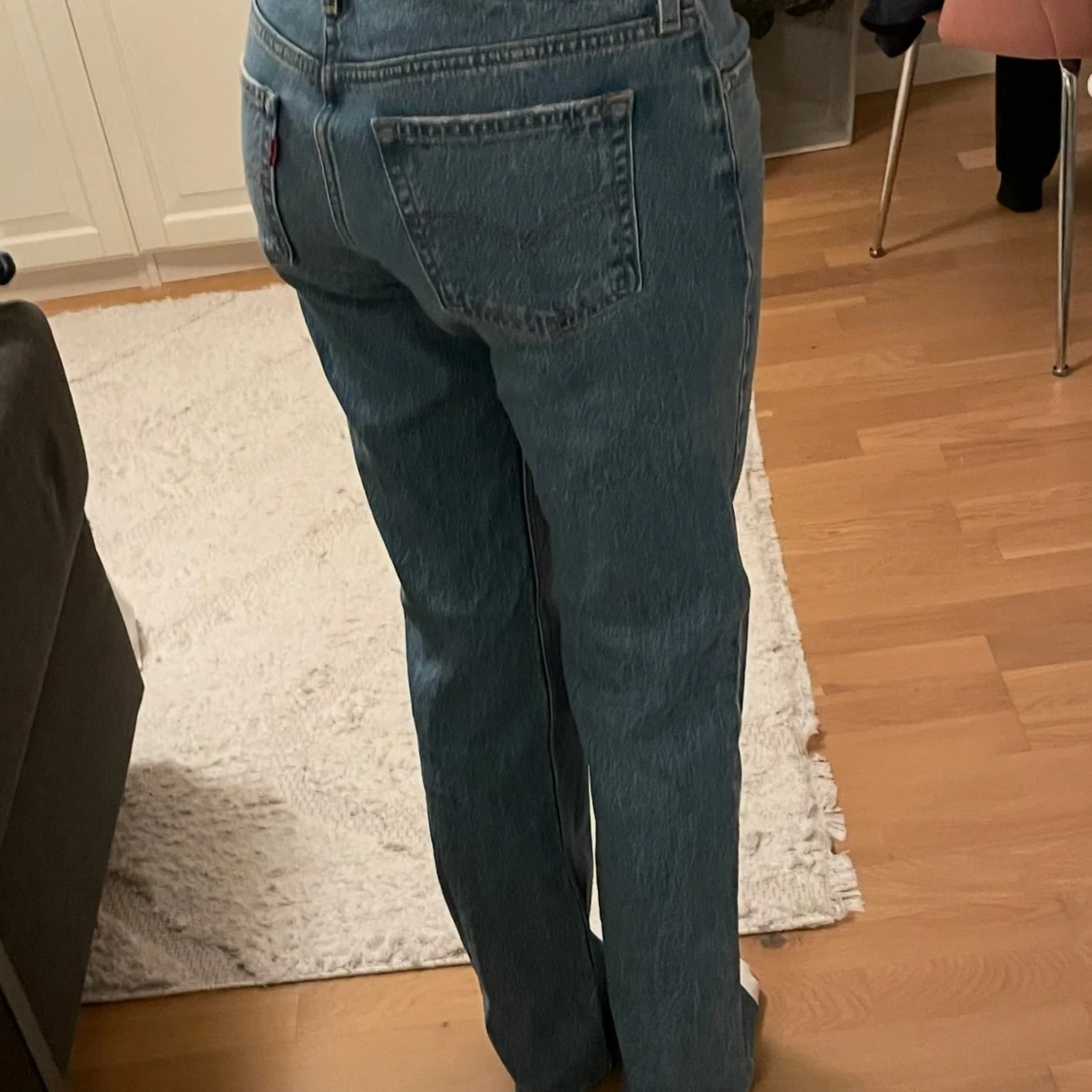 Blå bootcut jeans från Levi's - 1