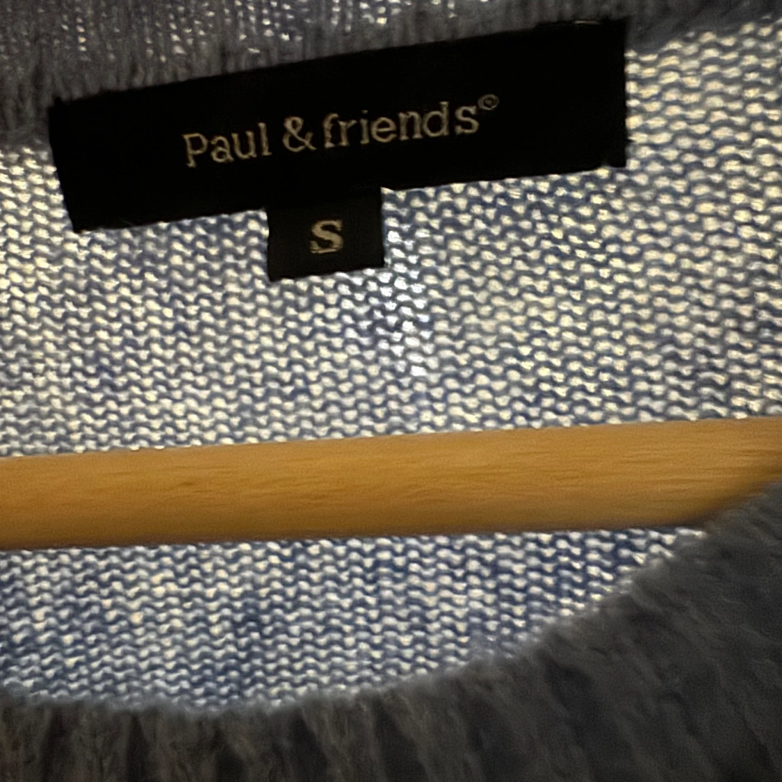 Lljusblå stickad tröja från Paul & friends - 2