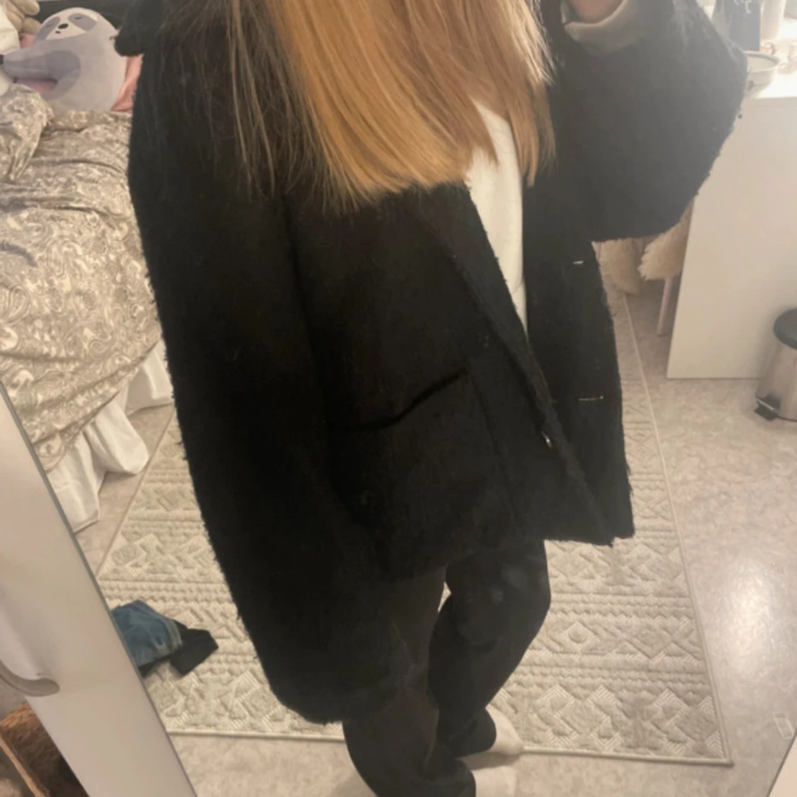 Svart ulljacka från Monki - 2