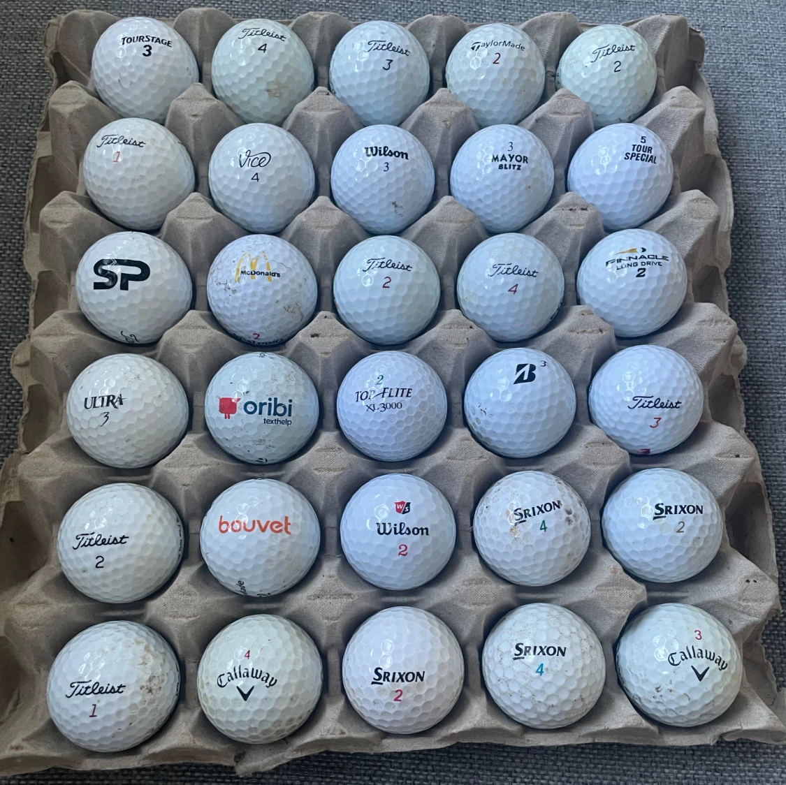 30 st golfbollar! 