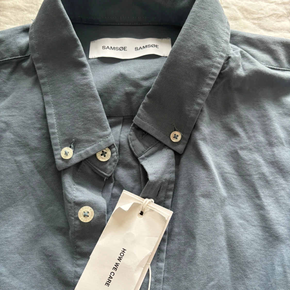 Blå skjorta från Samsøe Samsøe - 1