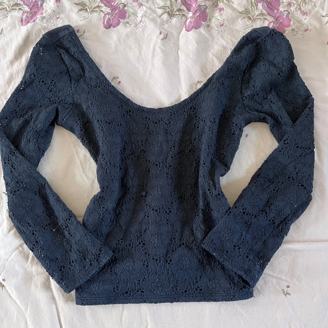 Svart spets topp - 1