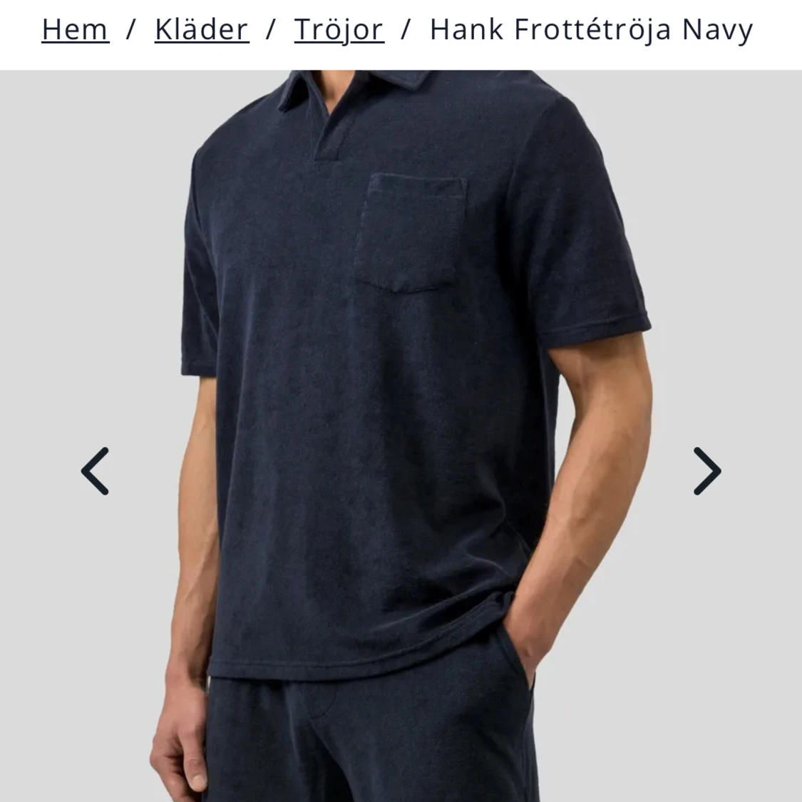 Mörkblå frottépiké