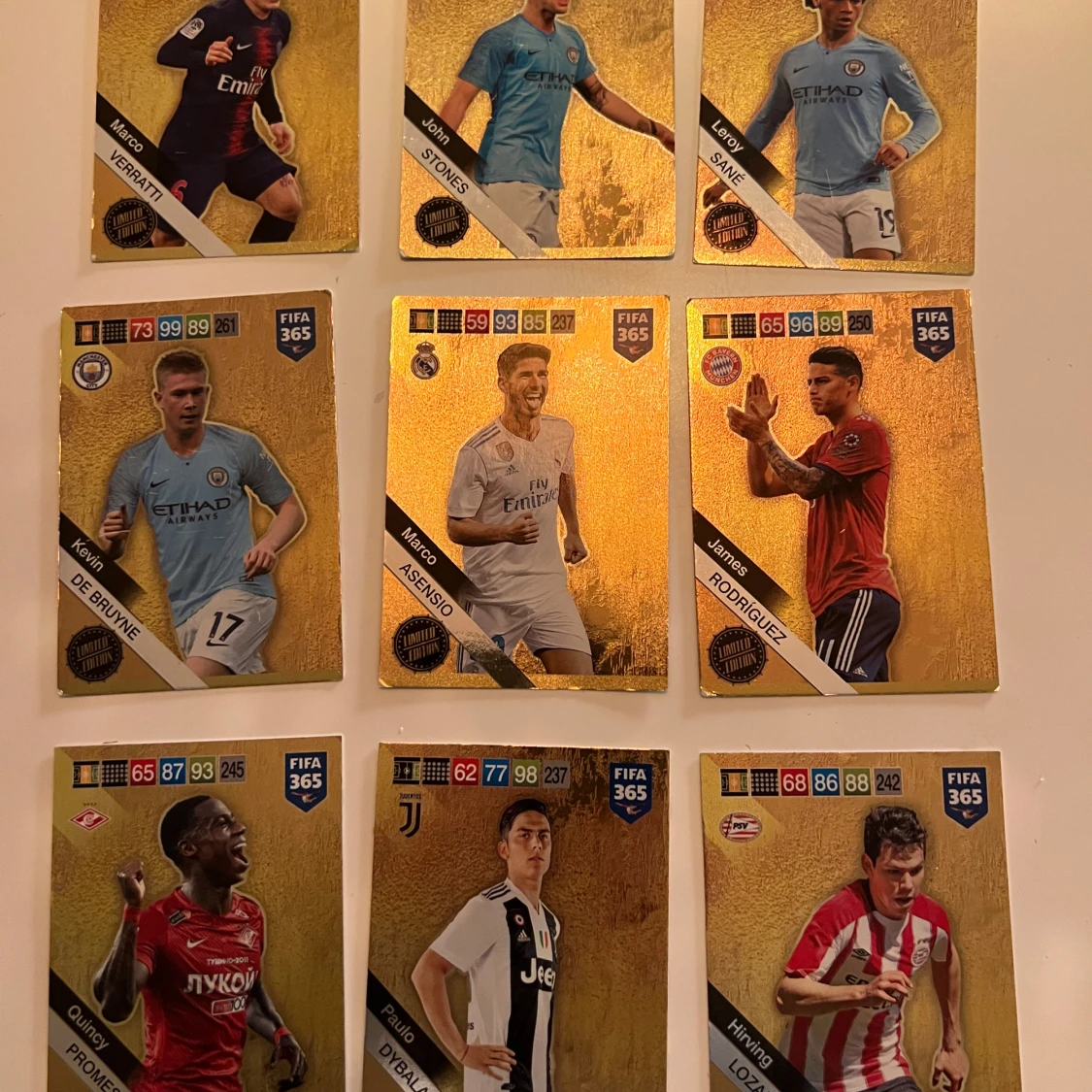 FIFA 365 Guld Fotbollskort