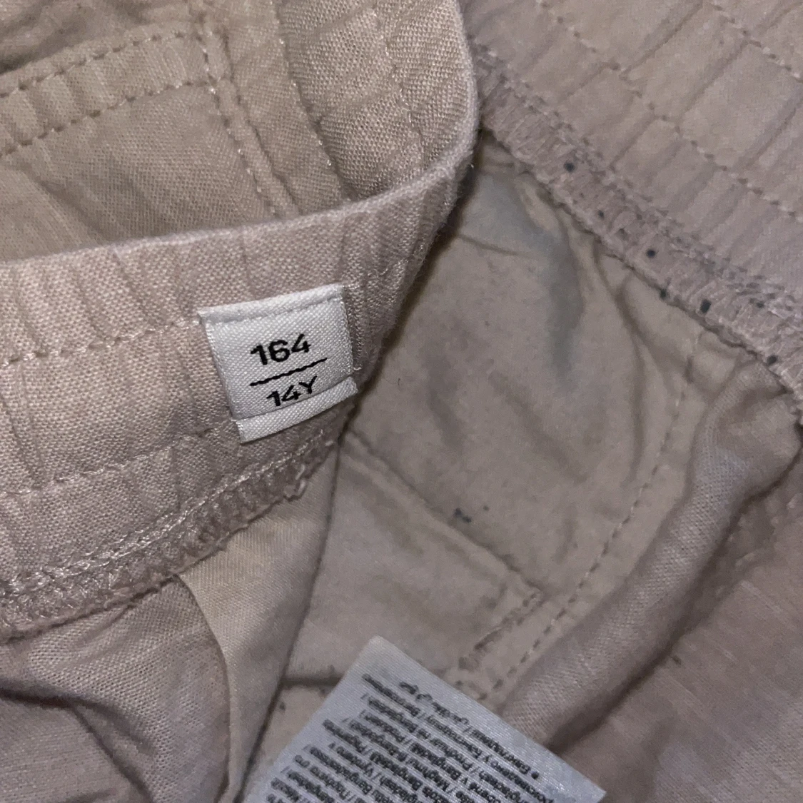 Beige linnebyxor från Jack & Jones - 3