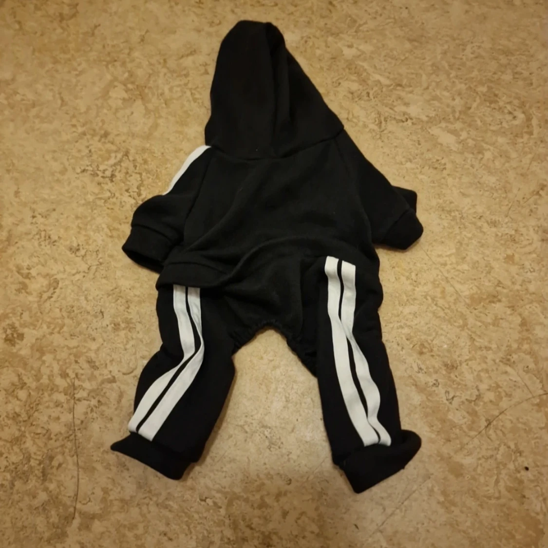 Svart hoodie för hundar - 1