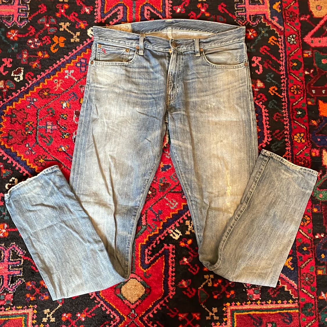 Ljusblå Ralph Lauren jeansbyxor - 1