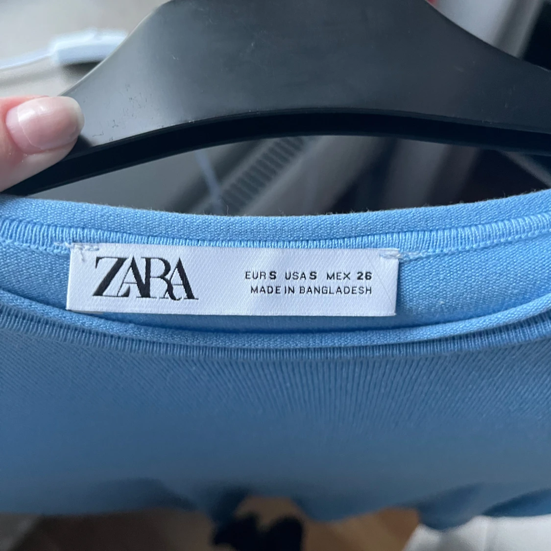 Ljusblå topp från ZARA - 1