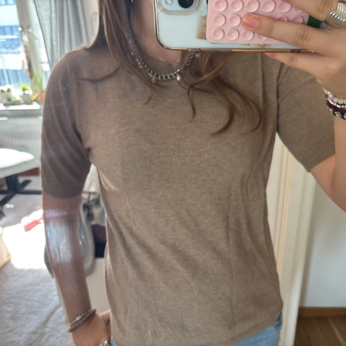 stickad t-shirt  - 1