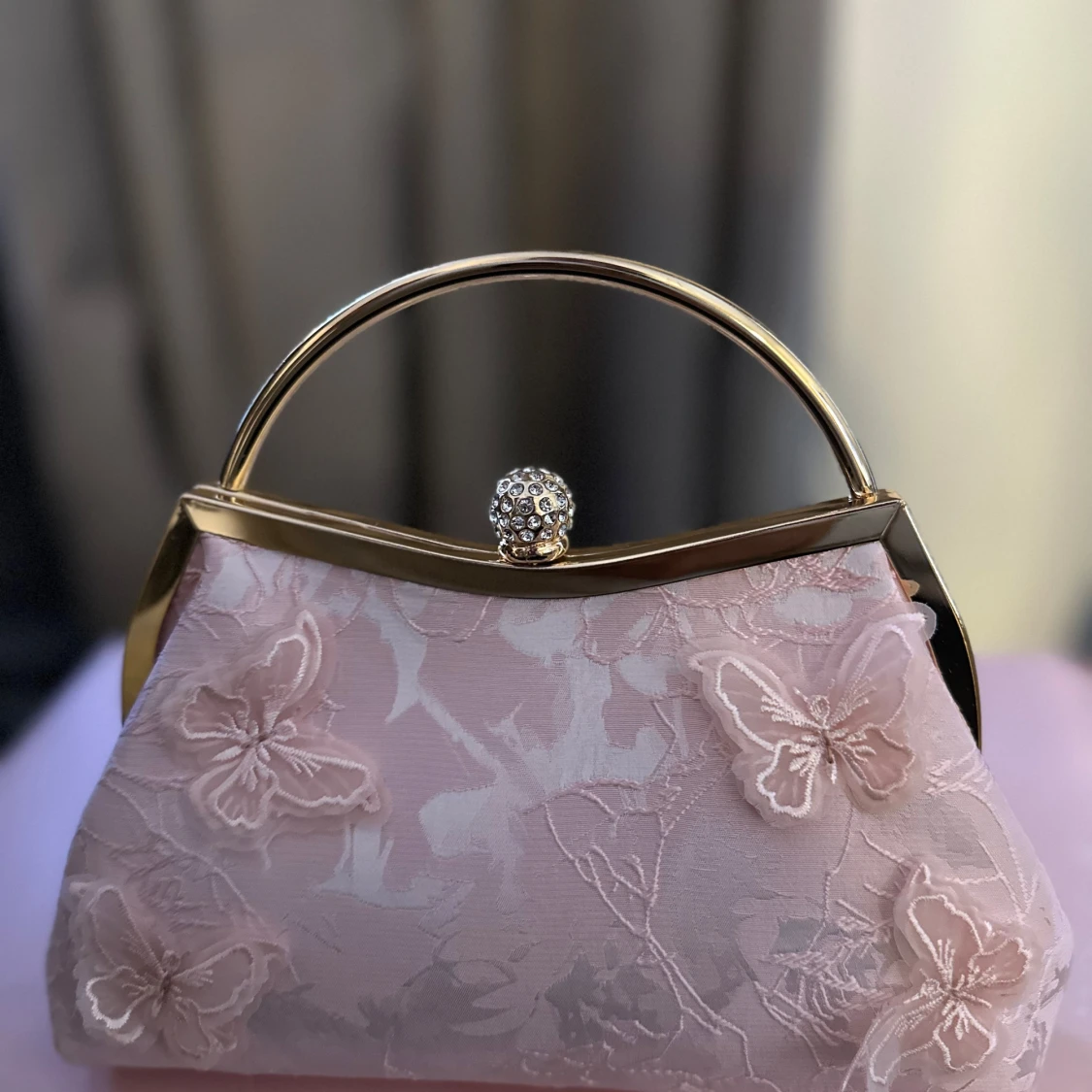 Ljusrosa kuvertväska  - 1