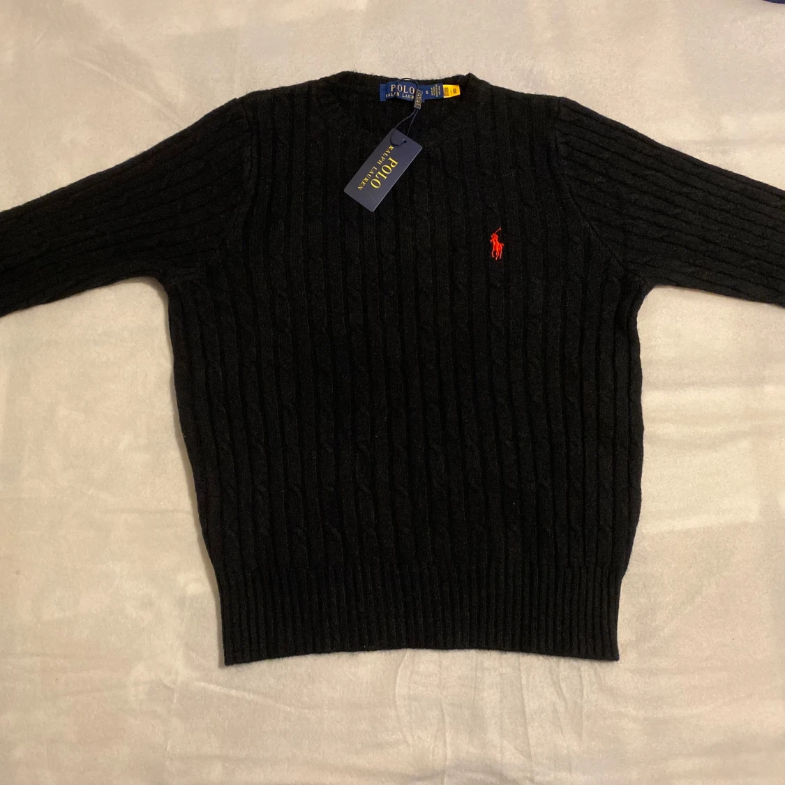 Svart Polo Ralph Lauren knit tröja 