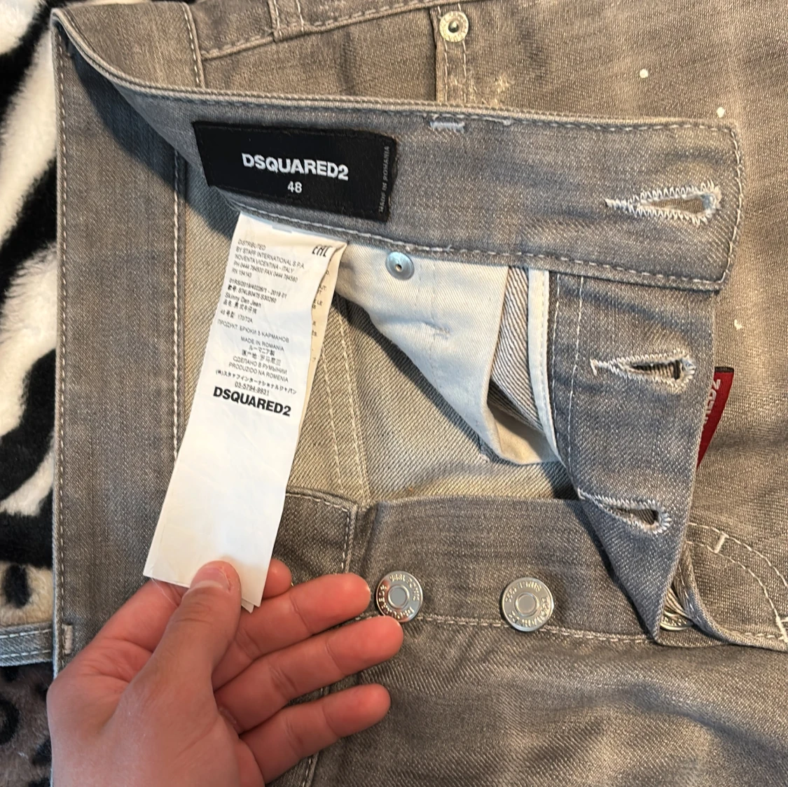 Grå jeansbyxor från Dsquared2 - 3