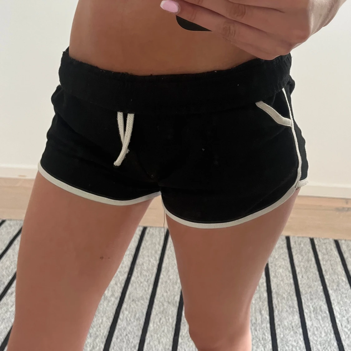 Svarta mjukis/sport shorts