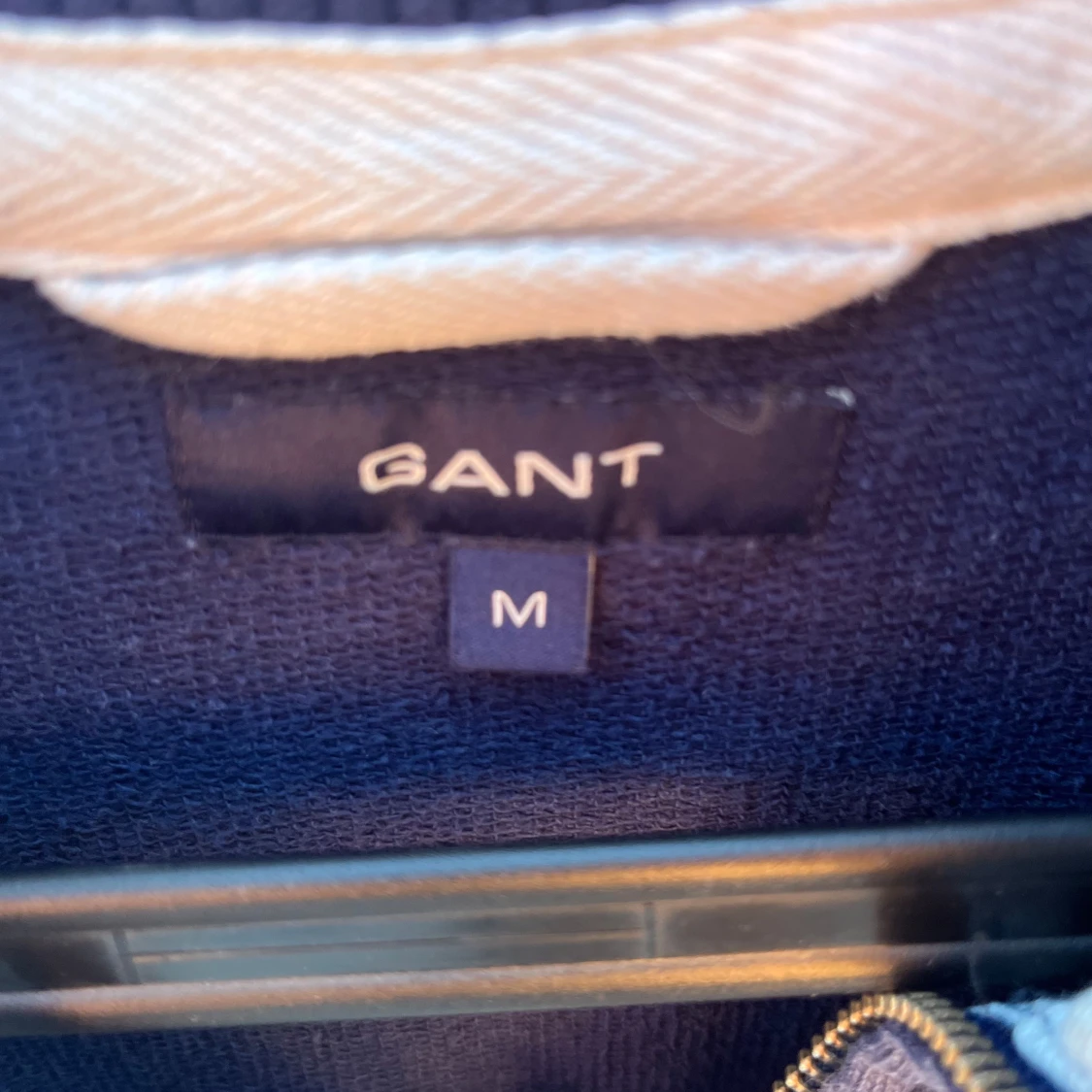 Blå tröja med dragkedja från Gant - 2