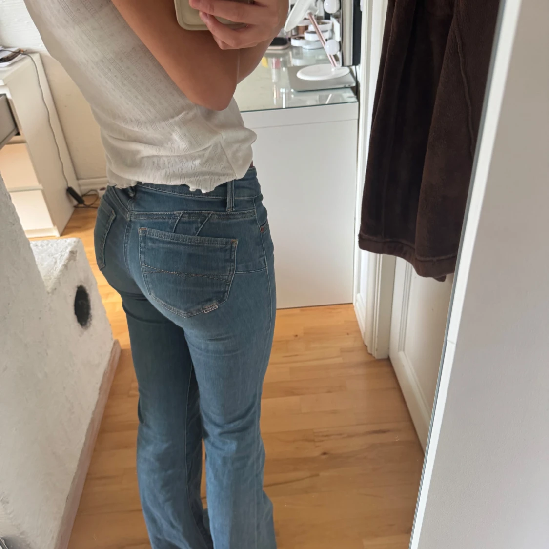 Blå bootcut jeans från Salsa Jeans - 1