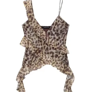  volang topp leopard - Volang topp från zara med leopard mönster, as snygg! Helt ny