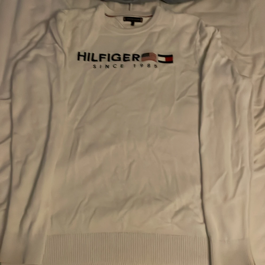 Vit långärmad tröja Tommy Hilfiger - 2