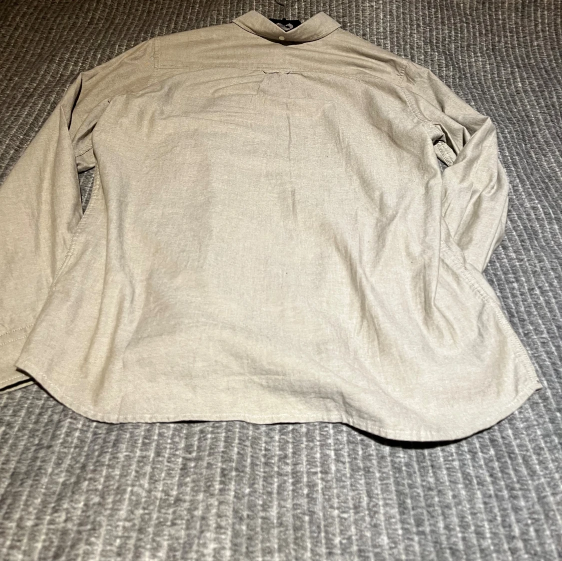 Beige grön bomullsskjorta från Gant - 4