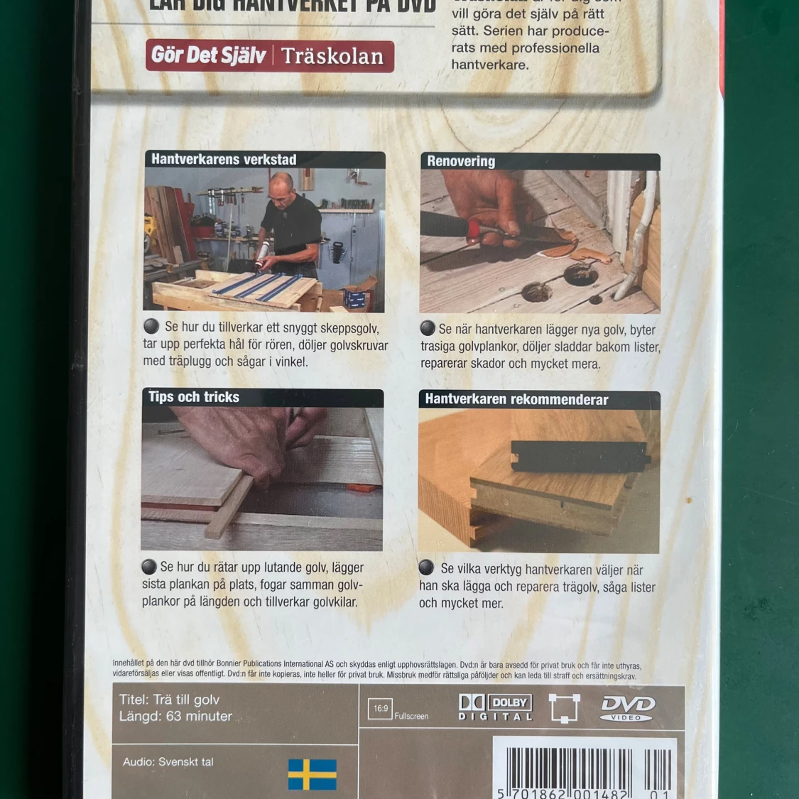 Trä till golv - Gör Det Själv Träskolan - DVD - 1