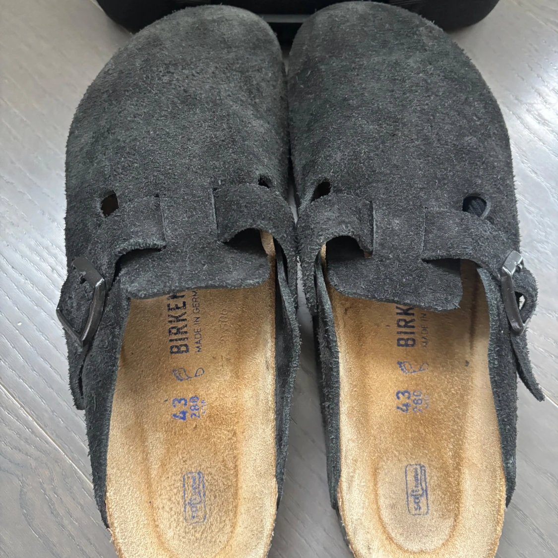 Svarta Birkenstock Boston i mocka - 3