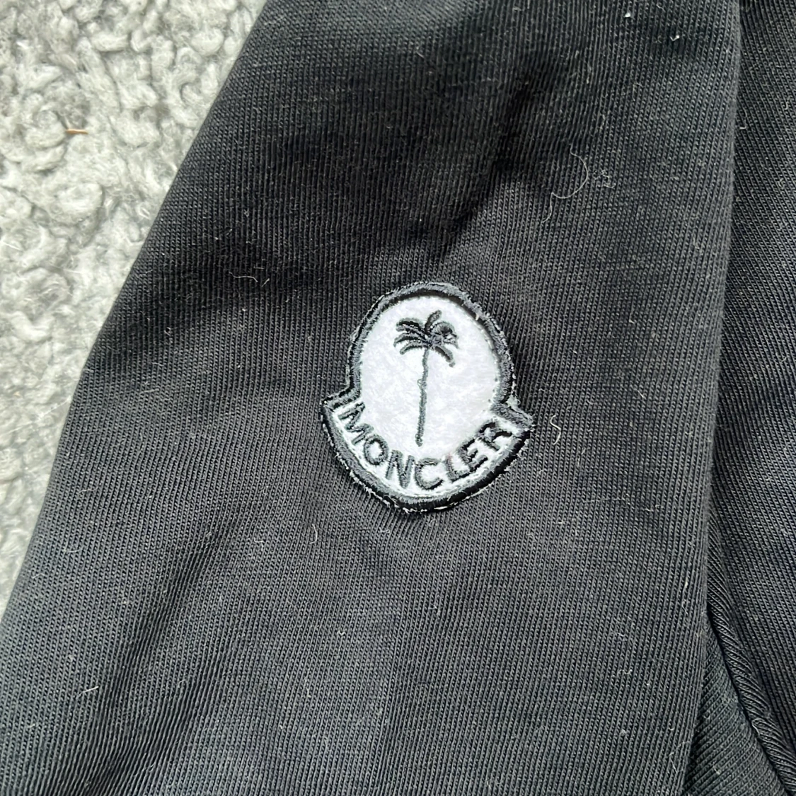 Svart t-shirt Moncler x Palm Angels - 2