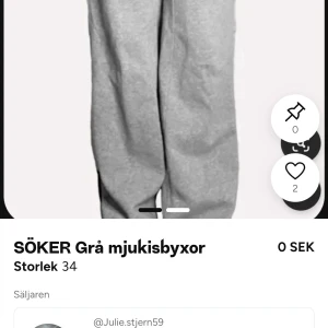 SÖKERR lågmifjade mjukisbyxor med raka ben - SÖKERR lågmifjade mjukisbyxor med raka ben, snälla skriv om du har❤️
