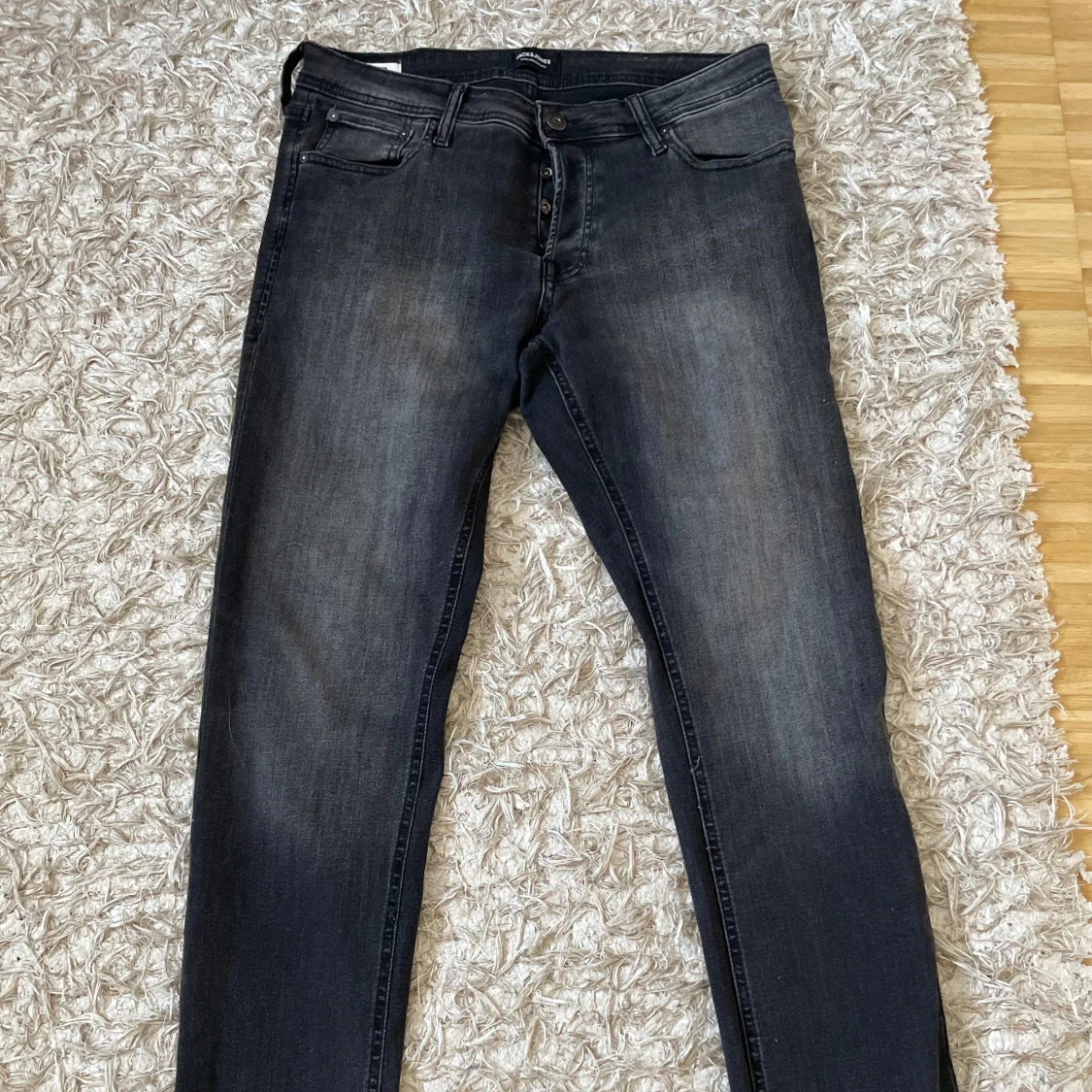 Jack & Jones Slim Glenn svarta jeans