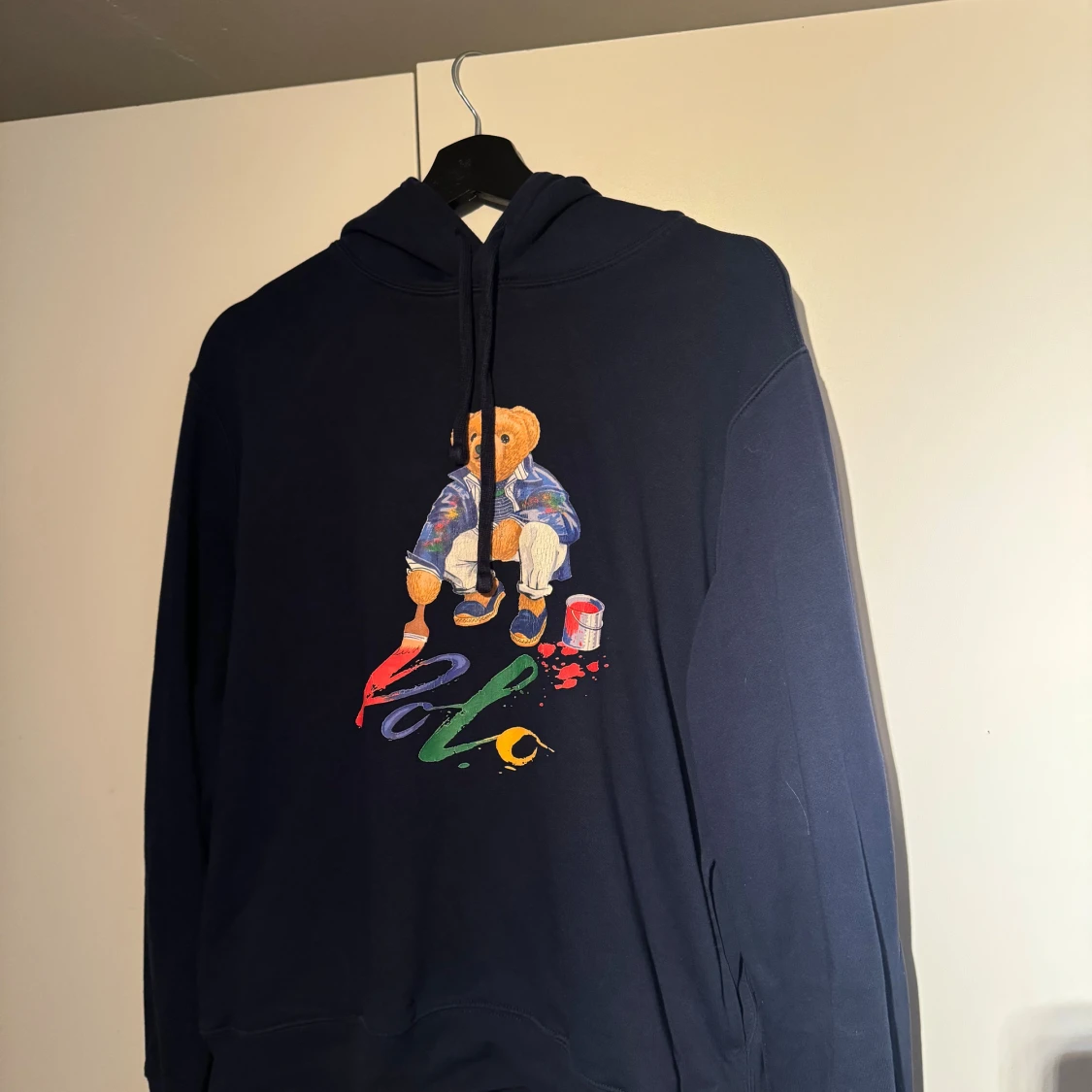Mörkblå Polo Ralph Lauren hoodie - 1