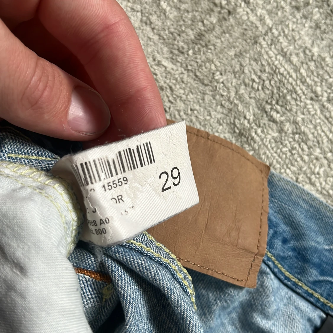 Dondup ljusblå jeans  - 4