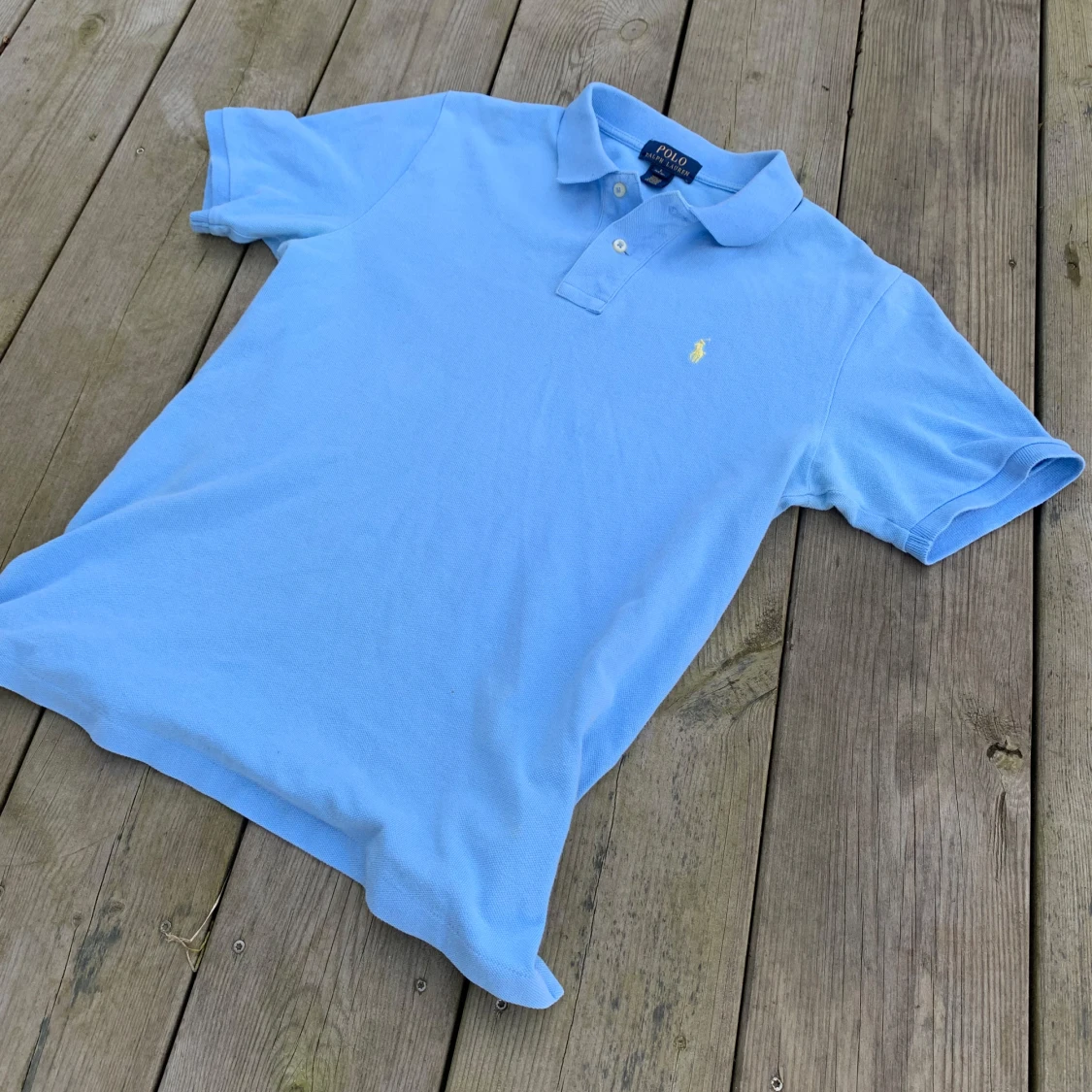 Ljusblå pikétröja från Ralph Lauren - 1