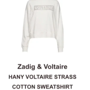 Vit sweatshirt från Zadig & Voltaire - Sweatshirt från Zadig & Voltaire i storlek M. Fint skick utan fläckar och liknande. 